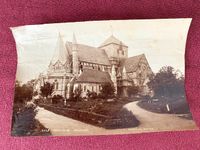 Ältere Fotografie v. Trondhiems Domkirche v. k. Knudsen Bergen Altona - Hamburg Blankenese Vorschau