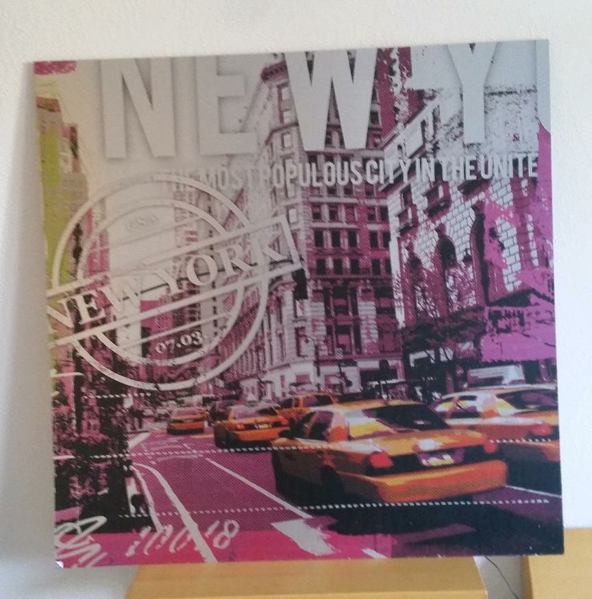 NEW YORK  Aluminium  Bild  AluART 80x80 in Gummersbach