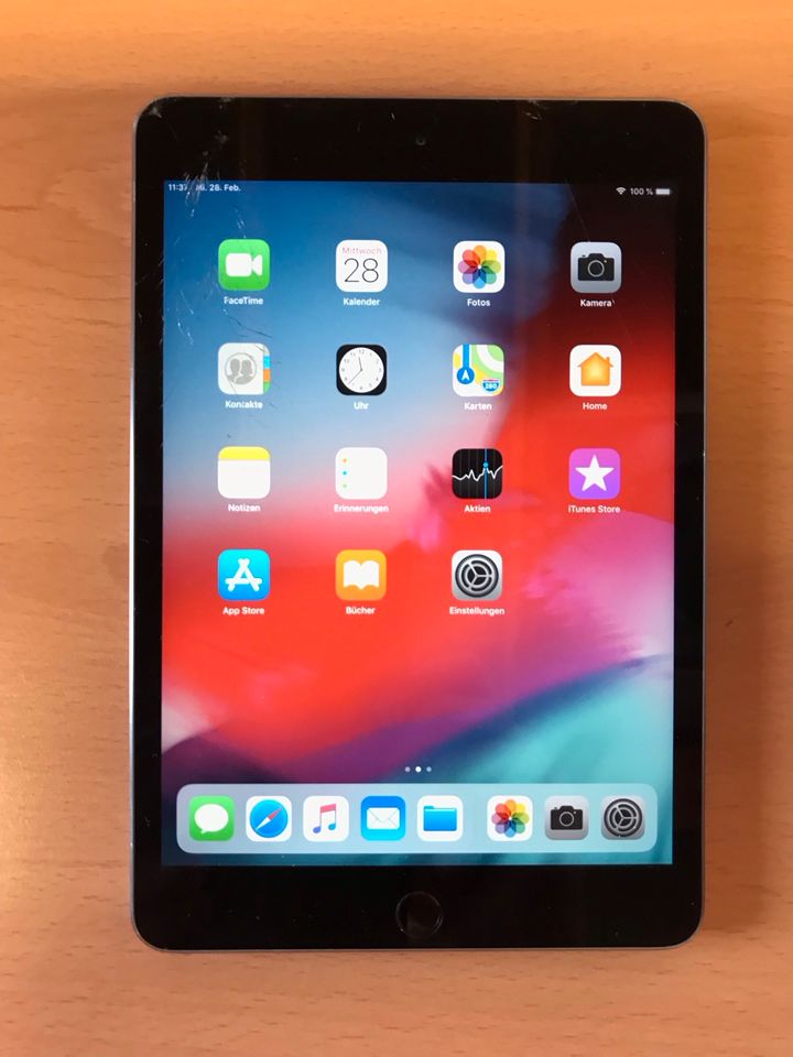 Apple iPad mini 3 16 GB Touch ID -alles funktioniert- Glasbruch in Pulheim