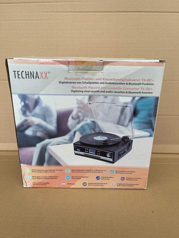 Technaxx TX-22+ Schallplatten- und Kassettendigitalisierer in  Nordrhein-Westfalen - Oberhausen | Lautsprecher & Kopfhörer gebraucht  kaufen | eBay Kleinanzeigen ist jetzt Kleinanzeigen