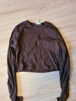 H&M Divided Langarmshirt/Crop M braun Schleswig-Holstein - Dersau Vorschau