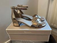 Tamaris Sandalen mit Absatz in Gold Wandsbek - Hamburg Rahlstedt Vorschau