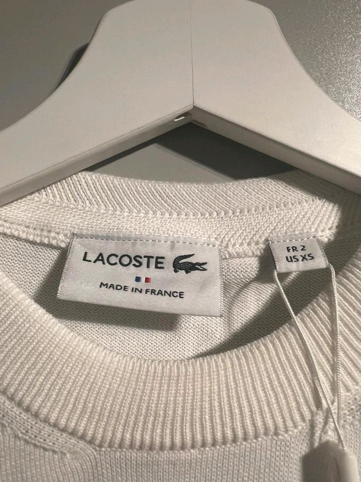 Lacoste Pullover Größe XS - ungetragen! in Hamburg