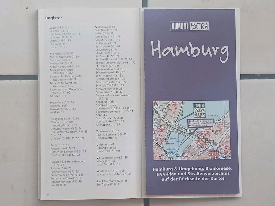 Reiseführer + Stadtplan von "HAMBURG" in Edewecht