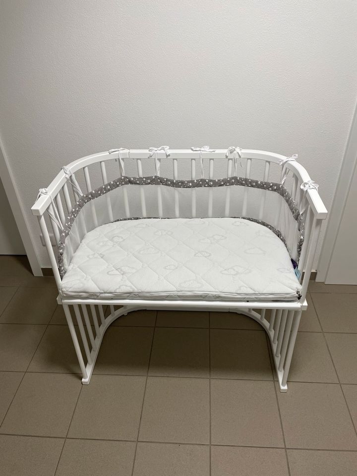 Babybay Beistellbett Boxspring 89x51 cm + Zubehör in Pastetten