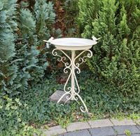 Vogeltränke Eisen Vögel Garten 75cm Weiß Tränke Antik Deko Kreis Ostholstein - Bad Schwartau Vorschau