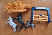 3 x Schleich Pferd Pferde Hund Reiterhof Zaun Baden-Württemberg - Tamm Vorschau