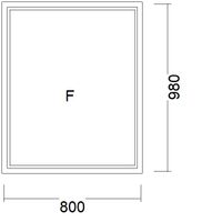 Festelement 80 x 98 weiß neu 2 fach Glas sofort verfügbar - WD581 Brandenburg - Perleberg Vorschau