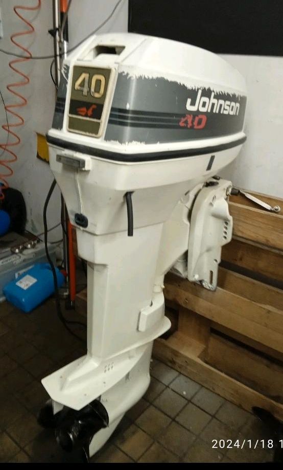 Aussenborder Bootsmotor Johnson 40 PS Langschaft in Neustadt (Dosse)