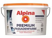 Alpina Premium Fassadenfarbe Weiß matt 2,5l Baden-Württemberg - Reutlingen Vorschau