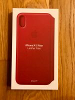 Apple iPhone XS Max Leather Folio red rot - original verpackt Hessen - Dietzenbach Vorschau