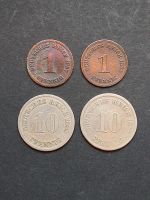 Lot Münzen Kaiserreich 1Pfg 1887 F, 1Pfg 1888 A, 10Pfg 1888 A/J Thüringen - Rudolstadt Vorschau