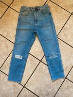 asos Damen 7/8 Jeans W26 destroyed blau * high waist Nordrhein-Westfalen - Kürten Vorschau
