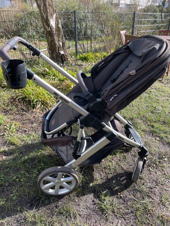 ABC Design Salsa 4 Kinderwagen gravel inklusive Zubehör in Hamburg