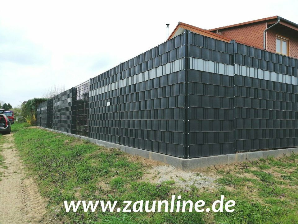 100 Meter DSM-Zaun 163, Montage+Sichtschutz. 109- € in Laubach