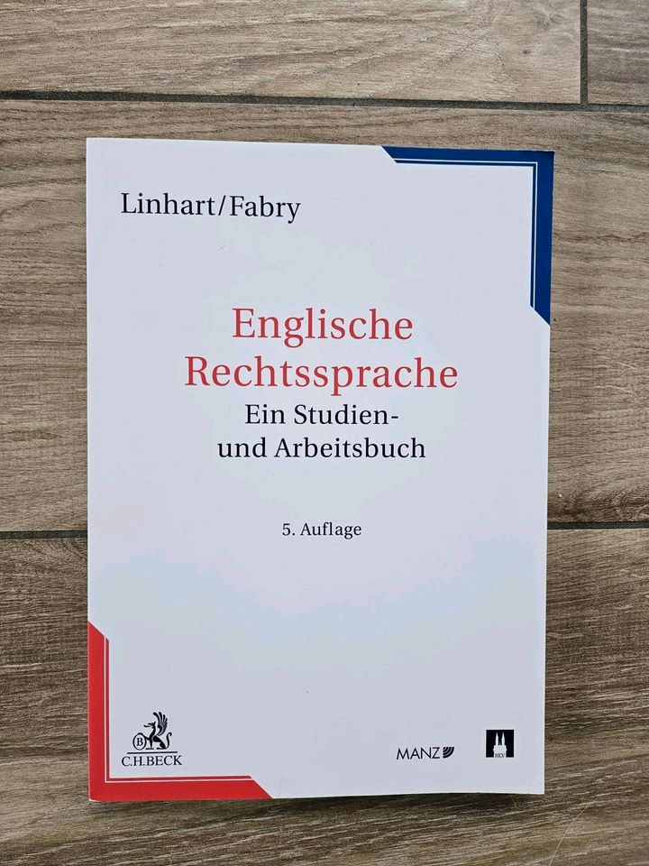 Englische Rechtssprache: Ein Studien- und Arbeitsbuch; Jura in Gefrees