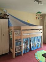 Paidi Kinderbett Hochbett mit Segel und Vorhang Schwerin - Schelfstadt Vorschau