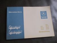 Mercedes 1414 1417 1419 1614 1617 1619 2219 Betriebsanleitung '84 Niedersachsen - Kirchtimke Vorschau