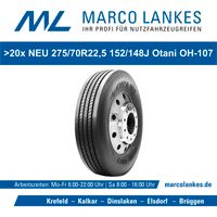 >20 NEUREIFEN 275/70R22,5 152/148J OTANI OH-107 Nordrhein-Westfalen - Krefeld Vorschau