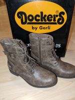 Kinder Schuhe Stiefel Dockers Dunkelbraun NEU OVP Gr. 36 Boots Nordrhein-Westfalen - Hünxe Vorschau