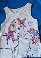 Einhorn T-Shirt TOP Gr. 128 mit Glitzer neu Rheinland-Pfalz - Puderbach Vorschau