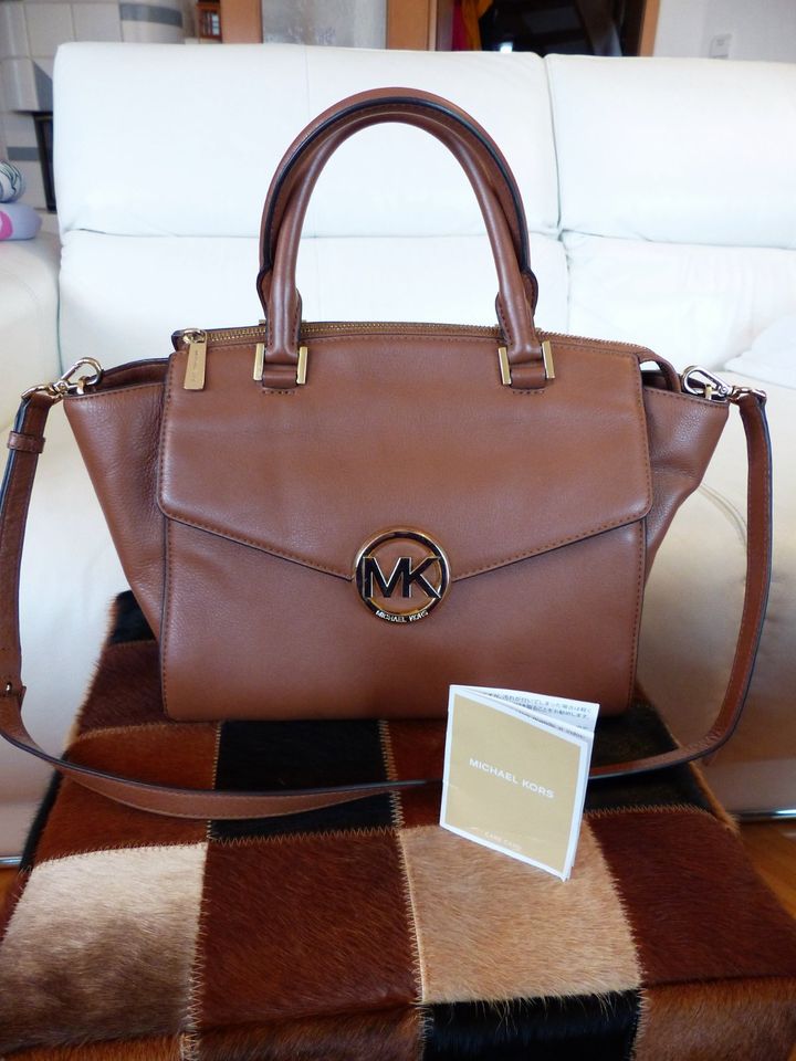 Original MICHAEL KORS Hand-Tasche NEU ECHT-LEDER MK Hudson Large in Lehrte