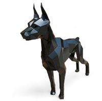 Design Metallkunst Geometrisch 3D Dobermann Hund Dekoration Niedersachsen - Nordhorn Vorschau