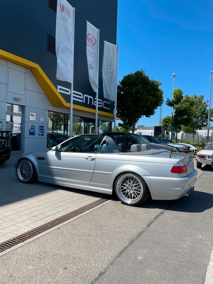 BMW E46 M3 Cabrio Facelift Schalter BBS Le Mans TÜV Neu in Neckarsulm