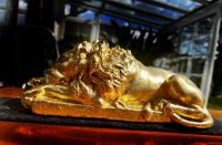 Löwe, Skulptur, Figur, Blattgold, Tierdarstellung, Rheinland-Pfalz - Neuerkirch Vorschau