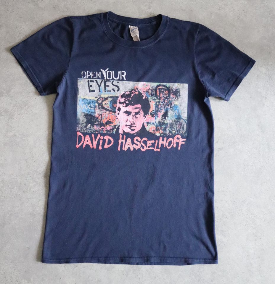 Gr. S T-Shirt blau David Hasselhoff Open your eyes in Schleswig-Holstein -  Hohenwestedt | eBay Kleinanzeigen ist jetzt Kleinanzeigen