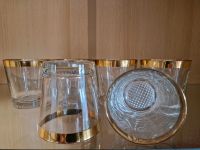 6 Gläser Set Glas Goldrand Whiskey Glas Bar retro vintage selten Bayern - Fürth Vorschau