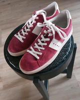 ECCO Sneaker Leder Schuh Gr 41 42 weinrot burgunderrot Hamburg-Mitte - Hamburg Hamm Vorschau