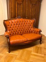 Barock Möbel Sofa Couch Echtleder Nussbaum Wohnzimmer Rokoko Loui Leipzig - Schleußig Vorschau