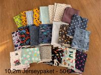 Stoffpaket Baumwolljersey 10,2m Kinderstoffe Nähen jerseystoff Hessen - Groß-Gerau Vorschau