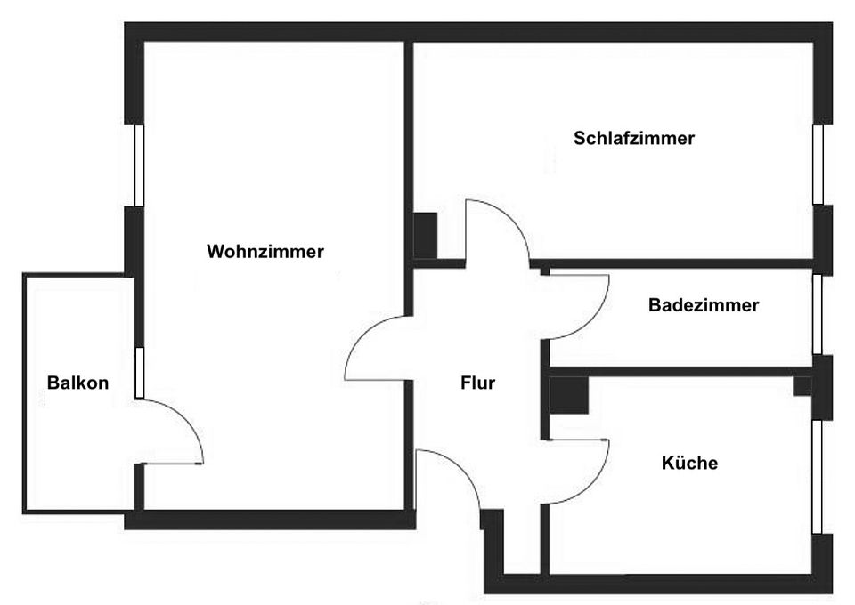 Ideal für Kapitalanleger: 2-Zimmer Wohnung in Düsseldorf-Holthausen in Düsseldorf