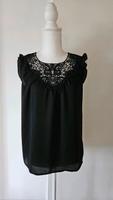Bluse Kurzarm Vero Moda Schwarz Neu Lochmuster Baden-Württemberg - Tübingen Vorschau