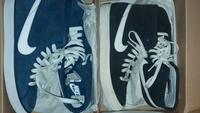 Nike Gr36schwarz-40-41blau Damen Kinder Sneaker Leder Berlin - Lichtenberg Vorschau