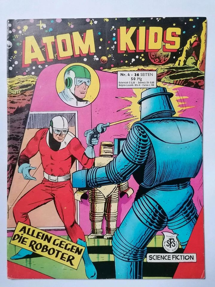 Atom Kids Nr 1-6 Artima Science Fiction in Isselburg
