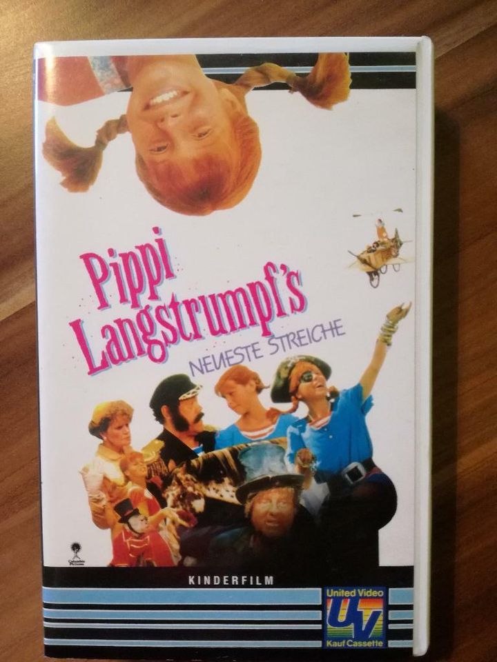 Pippi Langstrumpf's neueste Streiche | Astrid Lindgren | VHS | in Teublitz