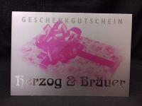 Geschenkgutschein Herzog & Bräuer 50 € Sachsen - Hainichen Vorschau