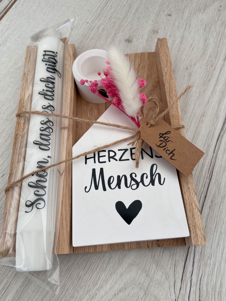 Geschenkset Herzensmensch/ Freundin/ Muttertag/ Geschenk in Bad Marienberg