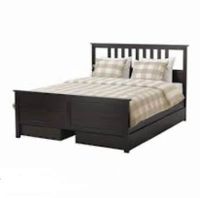 IKEA Hemnes Schubladen Bett schwarz-braun Borsdorf - Borsdorf Vorschau