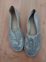 Espadrilles in Silber, Gr. 42 von bellissima ballerinas Bayern - Neu Ulm Vorschau