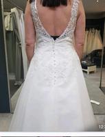 UNGETRAGENES BRAUTKLEID  MIT REIFROCK  / RECHNUNG   GR.38 WEISS Rheinland-Pfalz - Andernach Vorschau