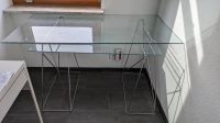 De­sign Glas Schreibtisch 2 Ebenen mit Chromegestell Niedersachsen - Delmenhorst Vorschau