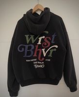 Worst Behavior Hoodie Pullover Wrstbhvr Schwarz bunte Schrift Brandenburg - Rehfelde Vorschau