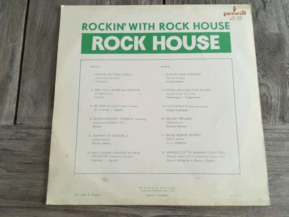 LP Rock House Schallplatte Vinyl in Mittenwalde