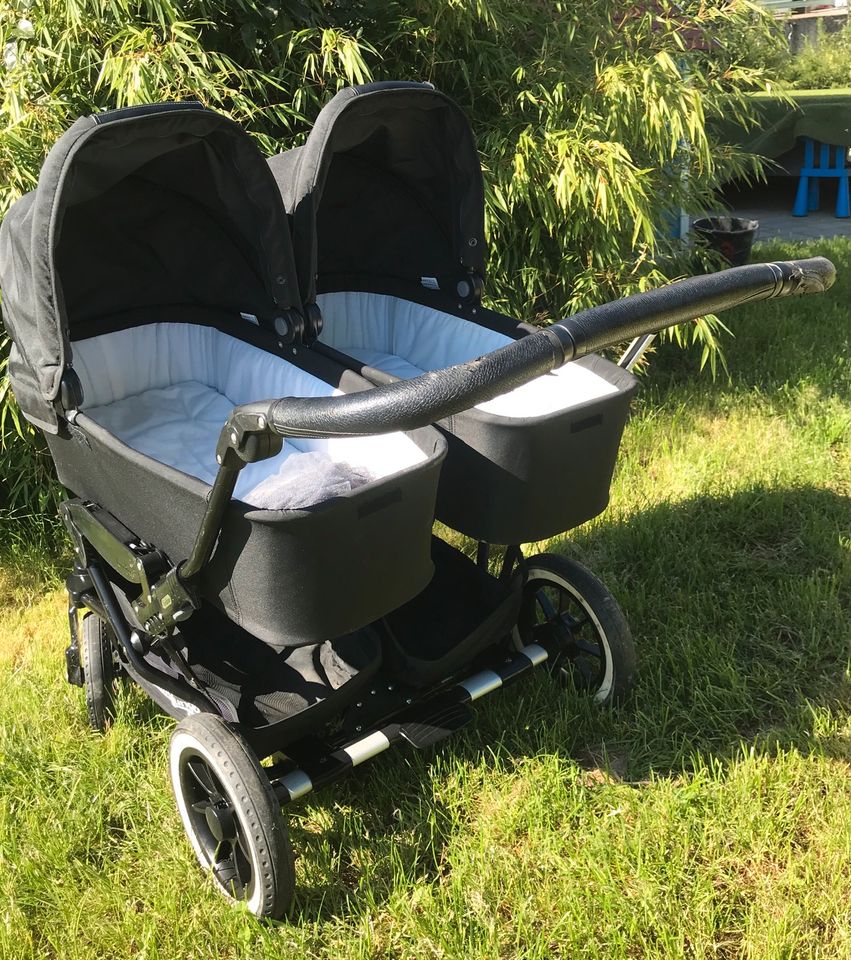 Kinderwagen Zwillinge, Geschwisterwagen Emmaljunga, Double Viking in Eppingen