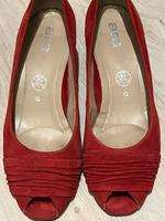 Sandale Peeptoe Pumps Ara rot Gr.38,5 Köln - Junkersdorf Vorschau