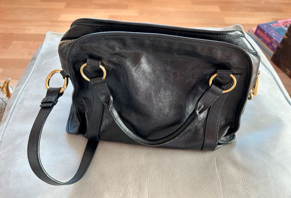 Handtasche von Marc Jacobs schwarz Leder in Bielefeld